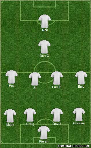 Billericay Town Formation 2011