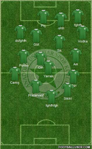 Anadolu Üsküdar 1908 Spor Formation 2011