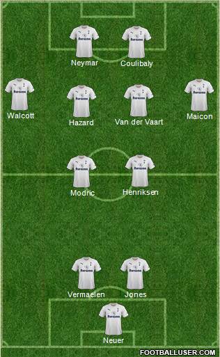 Tottenham Hotspur Formation 2011