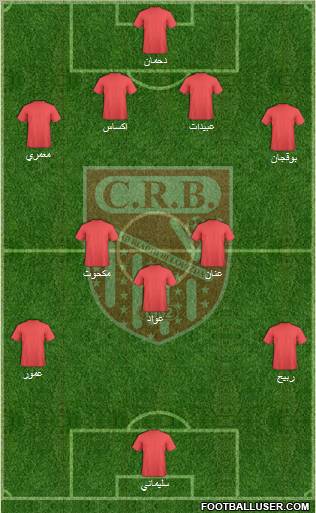 Chabab Riadhi Belouizdad Formation 2011