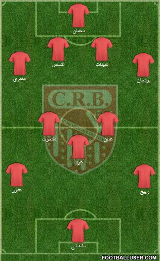 Chabab Riadhi Belouizdad football formation