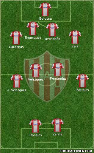 Unión de Santa Fe Formation 2011