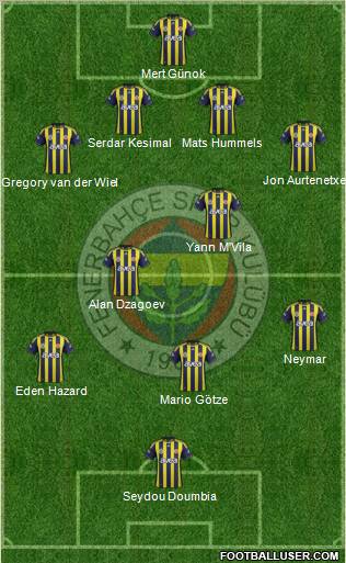 Fenerbahçe SK Formation 2011