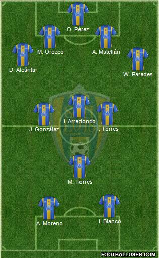 Club Real San Luis Formation 2011