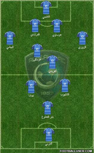 Al-Hilal (KSA) Formation 2011