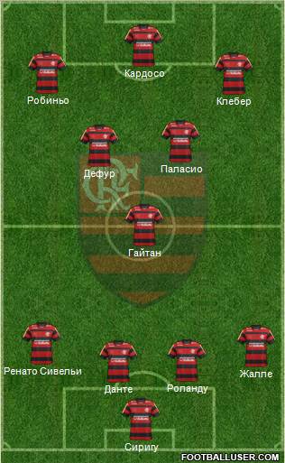 CR Flamengo Formation 2011