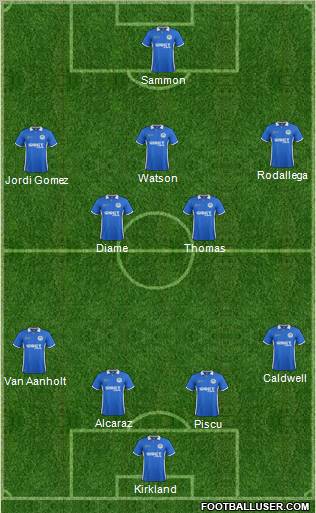 Wigan Athletic Formation 2011