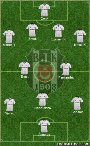 Besiktas JK Formation 2011