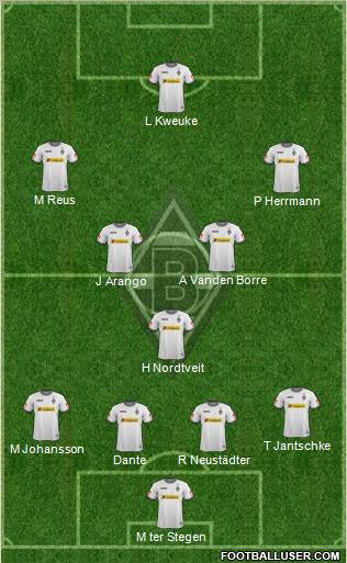 Borussia Mönchengladbach Formation 2011