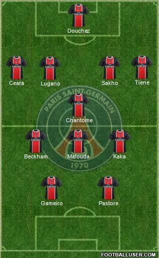 Paris Saint-Germain Formation 2011