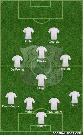 Amiens Sporting Club Football Formation 2011