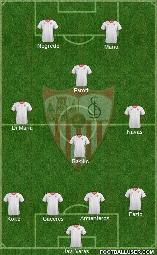 Sevilla F.C., S.A.D. Formation 2011