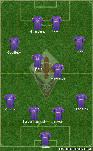 Fiorentina Formation 2011