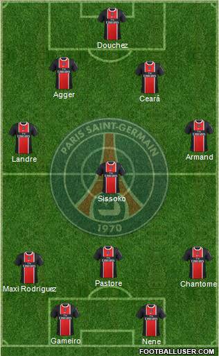 Paris Saint-Germain Formation 2011