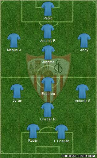 Sevilla F.C., S.A.D. Formation 2011
