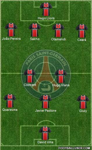 Paris Saint-Germain Formation 2011