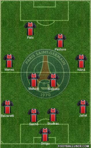 Paris Saint-Germain Formation 2011
