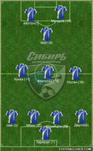 Sibir Novosibirsk Formation 2011