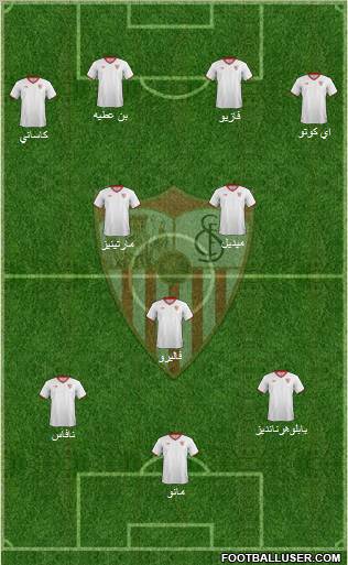 Sevilla F.C., S.A.D. Formation 2011