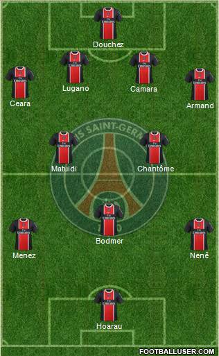 Paris Saint-Germain Formation 2011