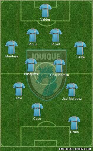 CD Municipal Iquique S.A.D.P. football formation