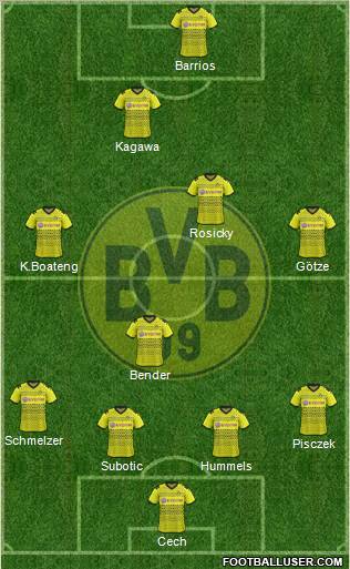 Borussia Dortmund Formation 2011