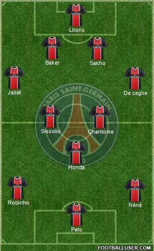Paris Saint-Germain Formation 2011