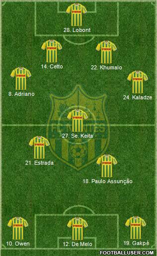 FC Nantes Formation 2012