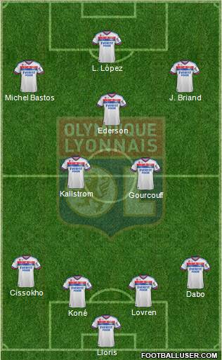 Olympique Lyonnais Formation 2012