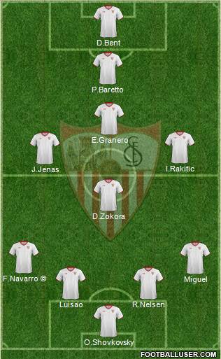 Sevilla F.C., S.A.D. Formation 2012