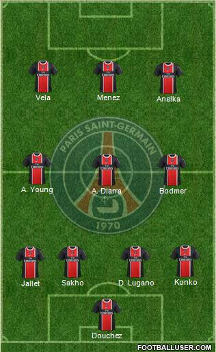 Paris Saint-Germain Formation 2012