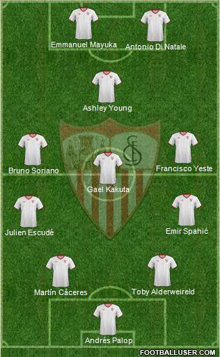 Sevilla F.C., S.A.D. Formation 2012