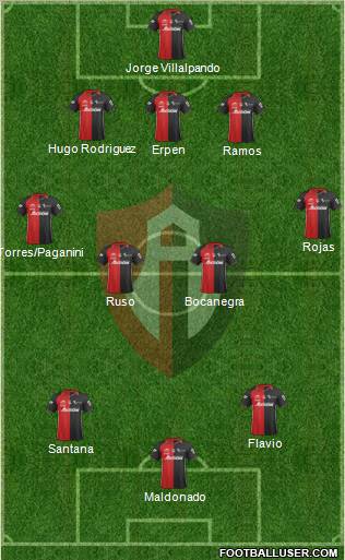 Club Deportivo Atlas Formation 2012