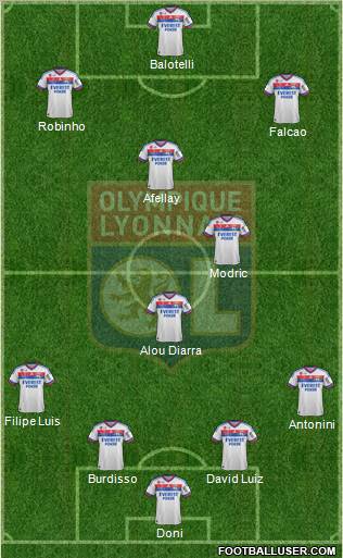 Olympique Lyonnais Formation 2012