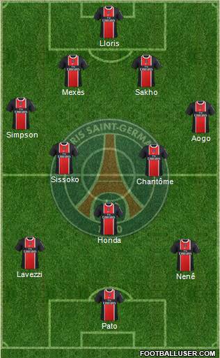 Paris Saint-Germain Formation 2012