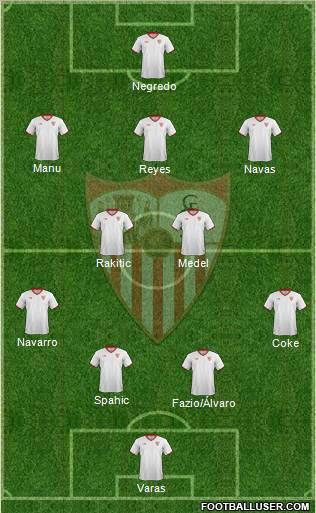 Sevilla F.C., S.A.D. Formation 2012