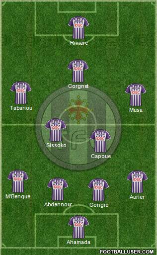 Toulouse Football Club Formation 2012
