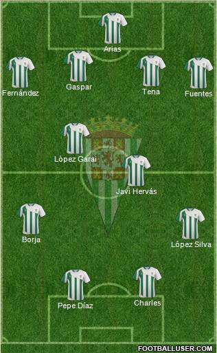 Córdoba C.F., S.A.D. Formation 2012
