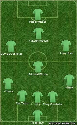 Pro Evolution Soccer Team Formation 2012