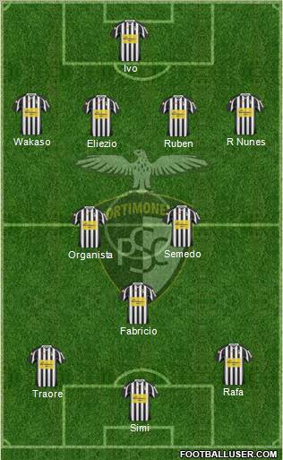 Portimonense Sporting Clube Formation 2012