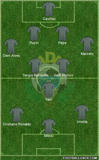A.D. Alcorcón Formation 2012