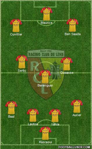 Racing Club de Lens Formation 2012