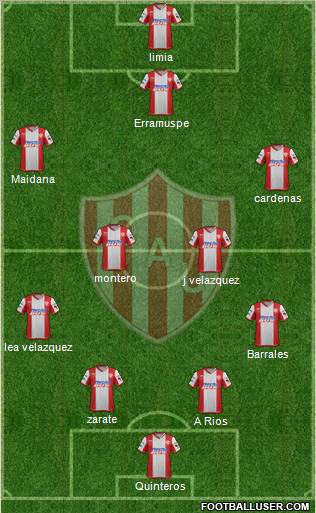 Unión de Santa Fe Formation 2012