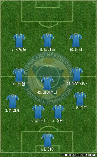 Bosnia and Herzegovina Formation 2012