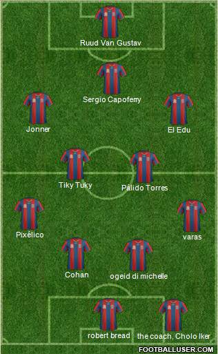 Newcastle Jets 4-5-1 football formation