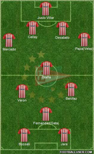 Estudiantes de La Plata Formation 2012