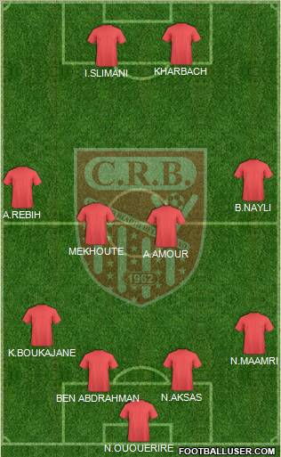 Chabab Riadhi Belouizdad football formation