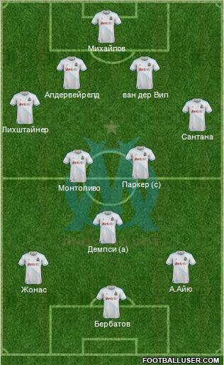 Olympique de Marseille Formation 2012