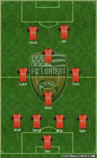 FC Lorient Bretagne Sud Formation 2012