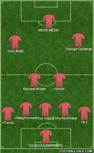 Pro Evolution Soccer Team Formation 2012